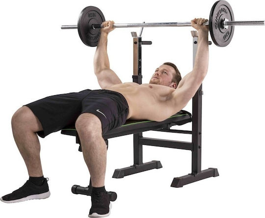Tunturi WB20 Trainingsbänke Horizontal Trainingsbank für Unterleib mit Ständern