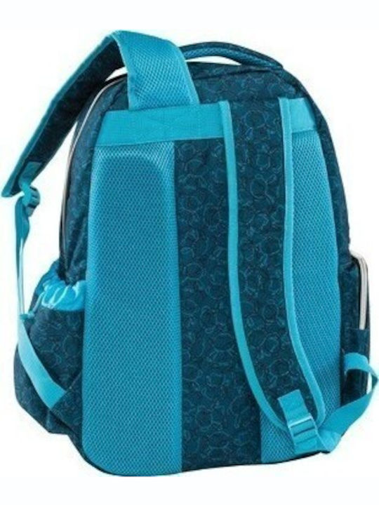 Graffiti Blue Monskey School Bag Backpack Elementary, Elementary in Blue color