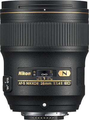 Nikon Voller Rahmen Kameraobjektiv AF-S Nikkor 28mm f/1.4E ED Weitwinkel für Nikon F Mount