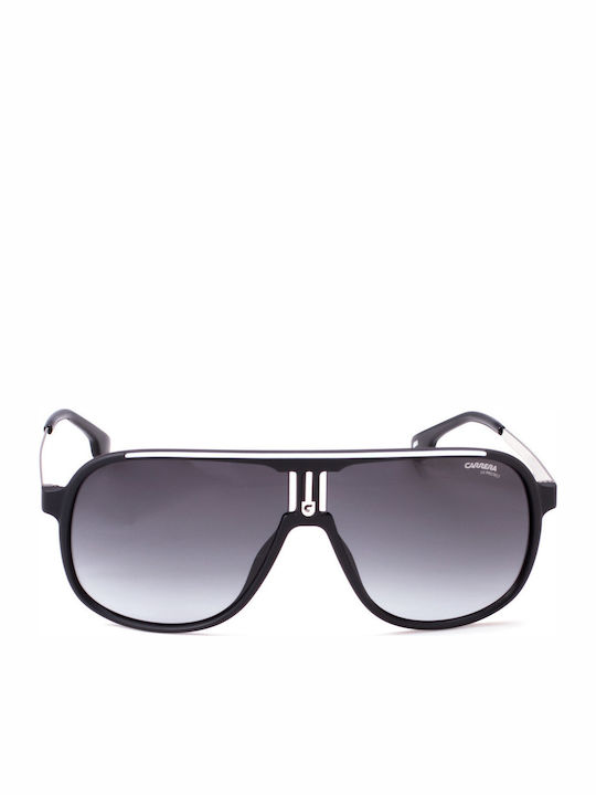 Carrera Men's Sunglasses With Black Horn-Rimmed Frame And Grey Gradient Lens 1007/S 003/9O