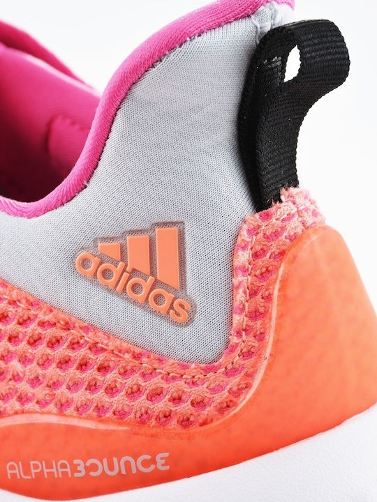 Alphabounce J Αθλητικά Παιδικά Παπούτσια Running με Κορδόνια Πορτοκαλί