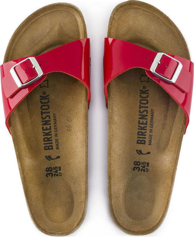 red patent madrid birkenstocks