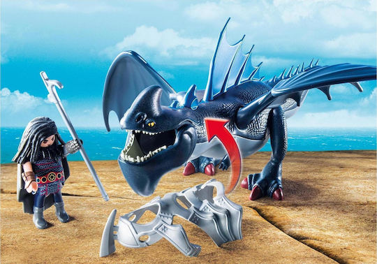 Playmobil Дракони Драго с Бронирания Дракон за 4-12 години