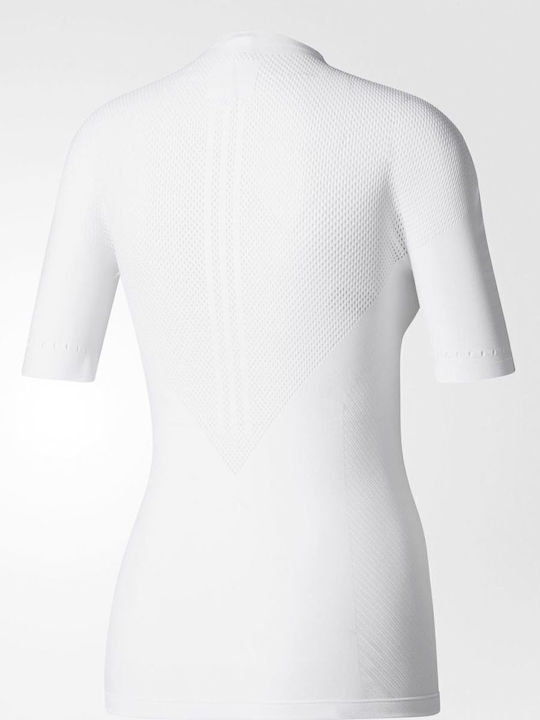 Women's Summer Warpknit Slim Tee with 3/4 Sleeve White