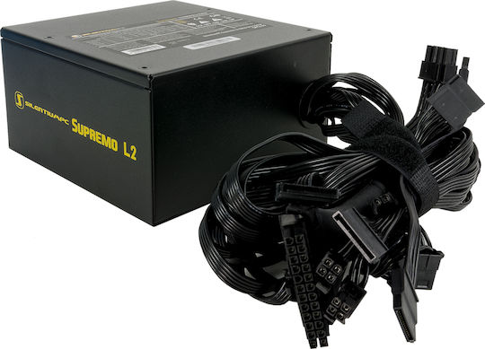 SilentiumPC Supremo L2 550W Schwarz Computer-Netzteil Voll verkabelt 80 Plus Gold