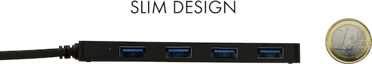 i-tec USB Хъб 4 Порта USB 3.0 с Връзка USB-A