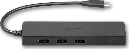 i-tec Hub USB 3 Porturi USB 3.0 cu Conectare USB-A Ethernet