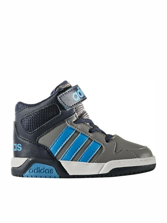 Adidas Kinder-Sneaker Hoch BB9TIS Grey Three / Collegiate Navy / Solar Blue