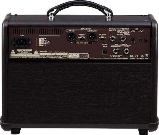 Boss Acoustic Singer Live 60W Combo Amplificator Instrumente Acustice 2 x 6.5" 60W Negru