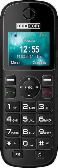 MaxCom MM35D Single SIM Κινητό με Κουμπιά Μαύρο