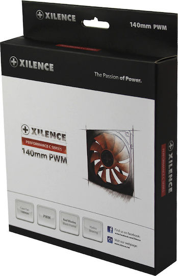 Xilence XF051 Case Fans 140mm 1500rpm 62.05cfm Without LEDs Connection 4-Pin PWM