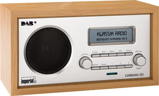 Imperial AV Dabman 30 Retro Φορητό Ραδιόφωνο Ρεύματος DAB+ Καφέ