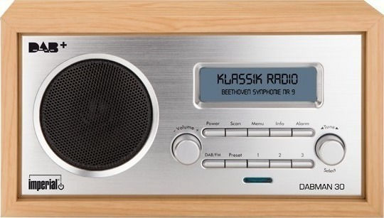 Imperial AV Dabman 30 Retro Φορητό Ραδιόφωνο Ρεύματος DAB+ Καφέ