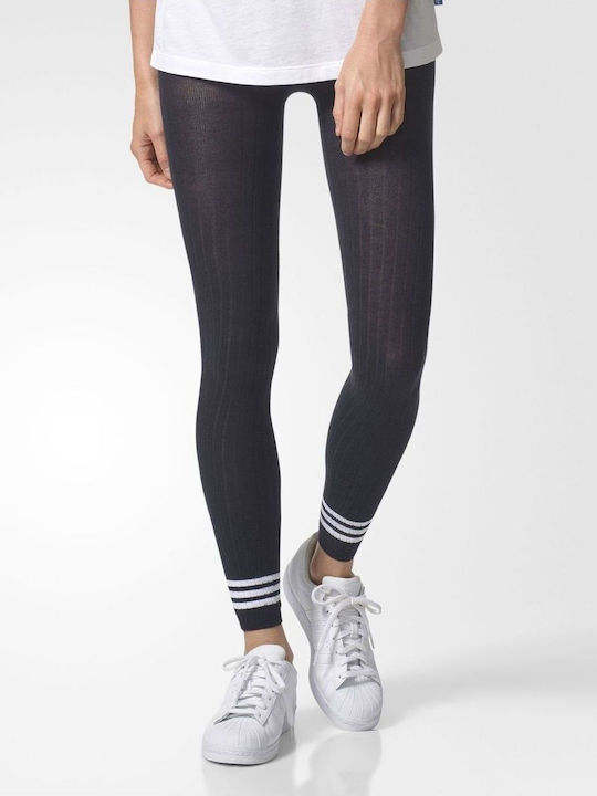 adidas 3 Stripes Training Κολάν Μπλε