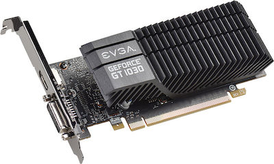 EVGA GeForce GT 1030 2GB GDDR5 SC Κάρτα Γραφικών PCI-E x16 3.0 με HDMI