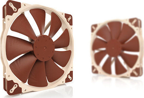 Noctua NF-A20 Вентилатор За Кутия 200мм (800об/мин / 86.46cfm) Без Светодиодно Осветление И Свързване 4-изводна ШИМ Кафяв