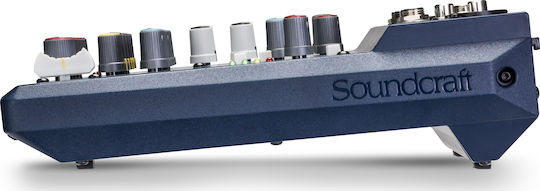 Soundcraft Notepad-8FX Analoge Konsole 8 Kanäle mit Phantom Power & 2 XLR-Eingänge