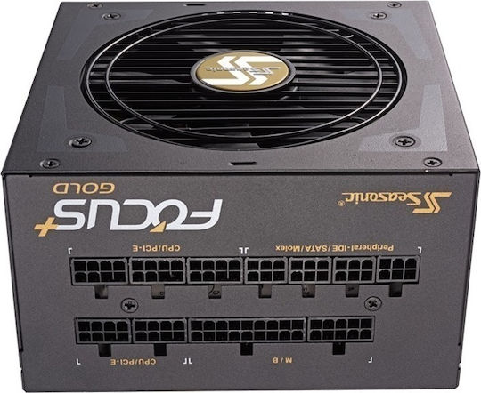 Seasonic Focus Plus 550W Μαύρο Τροφοδοτικό Υπολογιστή Full Modular 80 Plus Gold