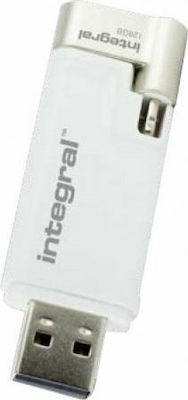 Integral iShuttle 32GB USB 3.0 Stick με σύνδεση Lightning & USB-A Λευκό