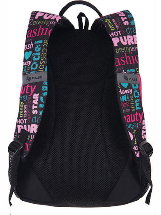 Pulse Cots Fashion Tasche Rucksack Schwarz Pulse Cots Fashion Tasche Rucksack Schwarz