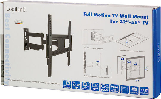 LogiLink BP0014 BP0014 Wall TV Mount with Arm up to 55" and 50kg