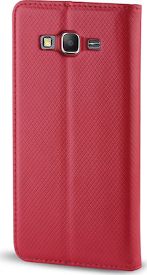 Senso Magnet Synthetic Leather Book Red (Galaxy J3 2017)