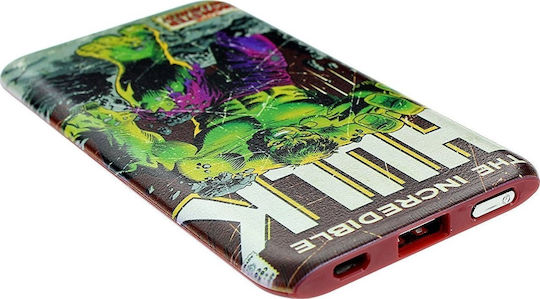 Hulk Power Bank 4000mAh με Θύρα USB-A Πολύχρωμο