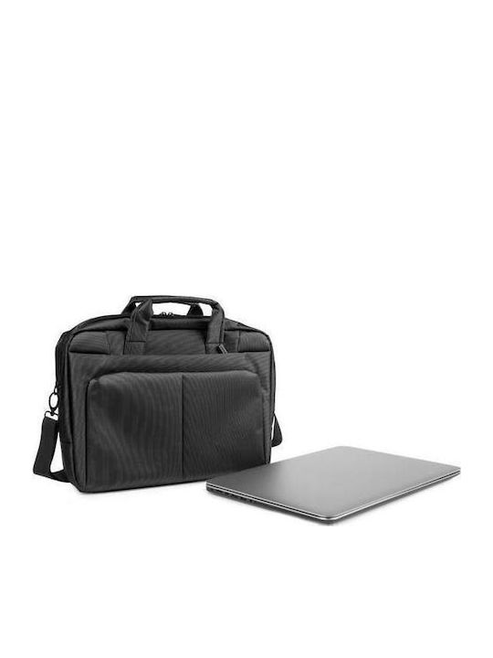 Natec Gazelle Αδιάβροχη Τσάντα Ώμου / Χειρός για Laptop 14" σε Μαύρο χρώμα