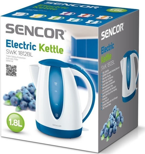 Sencor Kettle 1.8lt 2000W Blue