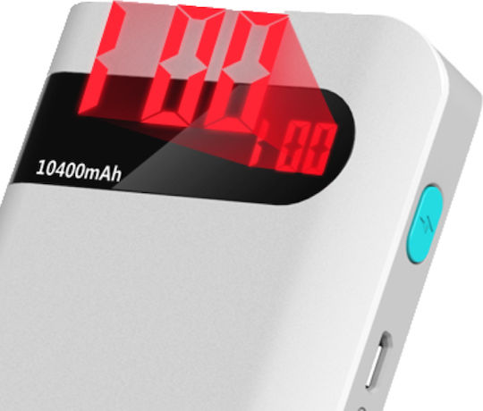 Romoss Sense Power Bank 10400mAh cu 2 Porturi USB-A Alb