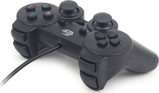 Gembird JPD-UDV-01 Gamepad Cu Fir Pentru PC Negru
