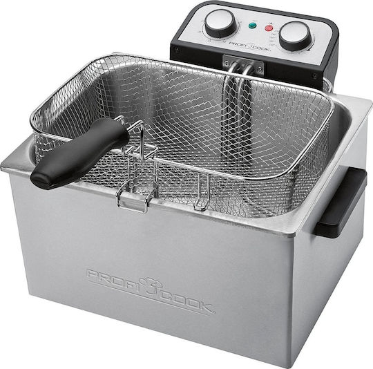 Profi Cook PC-FR 1038 Φριτέζα 5lt Ασημί