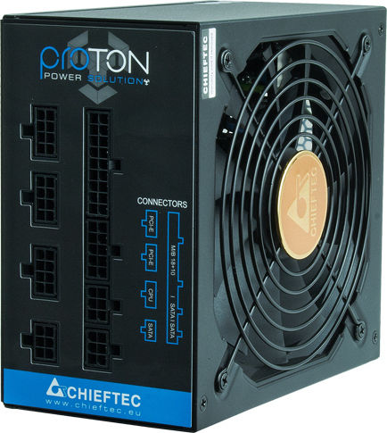 Chieftec Proton 750W Black Computer Power Supply Full Modular 80 Plus Bronze