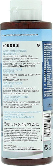Korres Santorini Vine Shower Gel Powder 250ml
