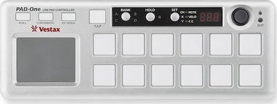 Vestax Midi Controller Pad One σε Λευκό Χρώμα