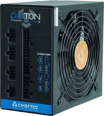 Chieftec Proton 650W Black Computer Power Supply Full Modular 80 Plus Bronze