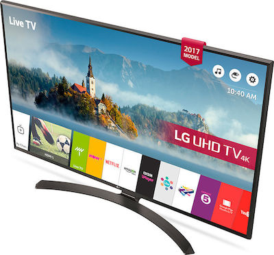 LG Smart Τηλεόραση 49" 4K UHD LED 49UJ634V HDR (2017)