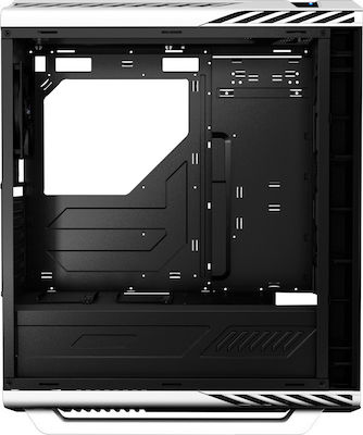 Aerocool P7-C1 Pro Геймърско бюро Midi Tower Компютърна кутия със страничен прозорец и RGB осветление Черен
