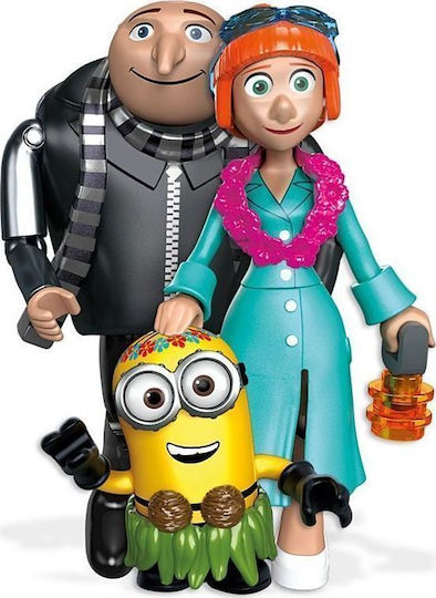 Mattel Building Blocks Mega Construx Despicable Me Family Luau Party For 5+ Years 123 Pieces