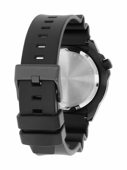 Citizen Promaster Marine Мъжки Часовник 46mm Автоматичен с Черна Каучукова Каишка
