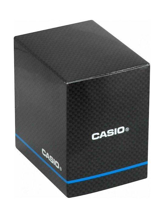 Casio Collection Digital Uhr Batterie mit Schwarz Kautschukarmband