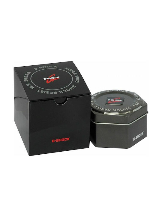 Casio G-Shock Ceas Cronograf Baterie cu Roșu Brățară din cauciuc