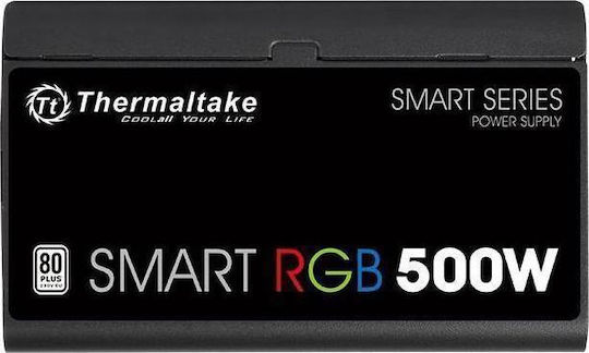 Thermaltake Smart RGB 500W Μαύρο Τροφοδοτικό Υπολογιστή Full Wired 80 Plus Standard