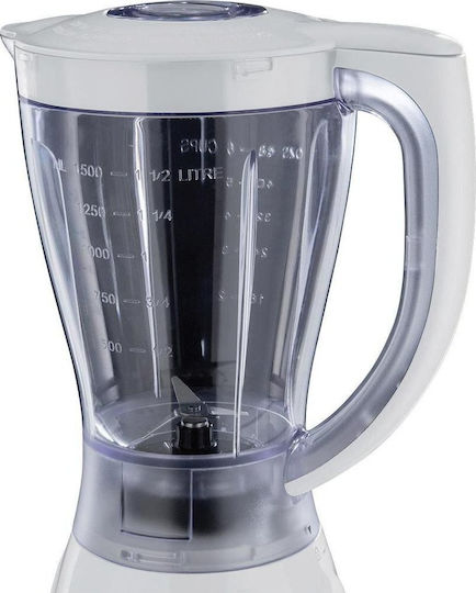 Russell Hobbs Explore Jug Blender Μπλέντερ με Πλαστική Κανάτα 1.5 lt 500W Λευκό