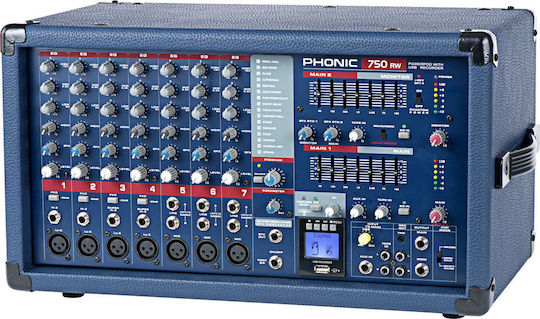 Phonic Powerpod 750RW 7 XLR Inputs & Bluetooth