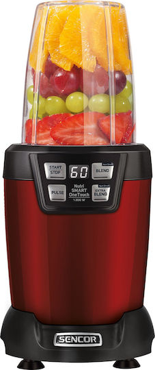 Sencor Nutri Smoothie SNB 6601RD Blender with Tritan Jug 800 ml 1200W Red