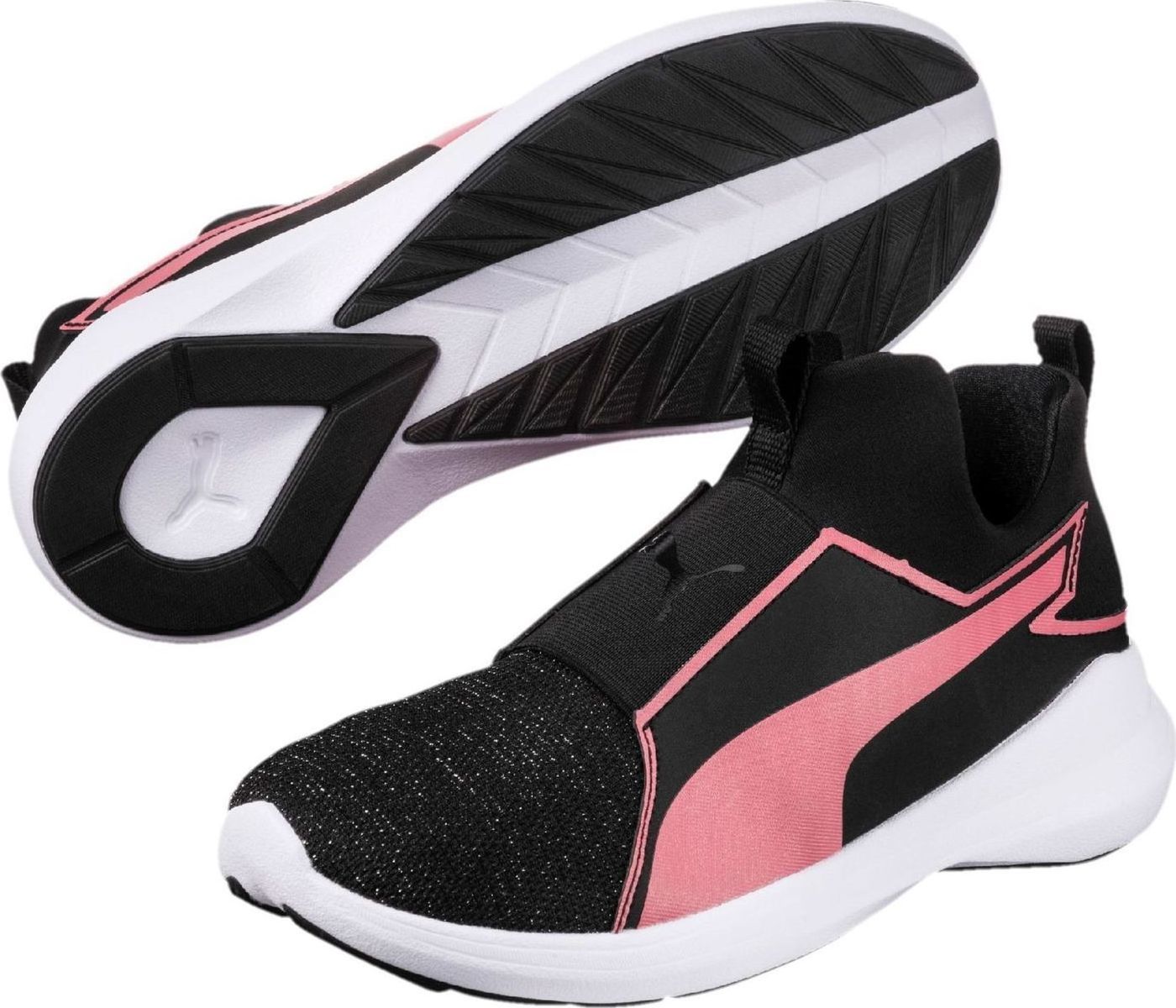 puma rebel mid glow jr