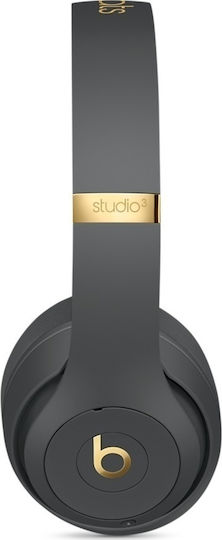 Beats Studio3 Kabellos / Kabelgebunden Über Ohr Kopfhörer mit 22 Stunden Betriebszeit und Quick Charge Gray