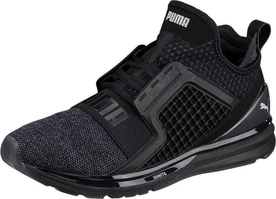 puma ignite limitless knit white