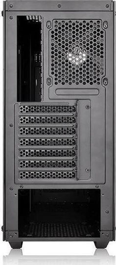 Thermaltake View 21 Tempered Glass Edition Gaming Midi Tower Κουτί Υπολογιστή με Πλαϊνό Παράθυρο Μαύρο
